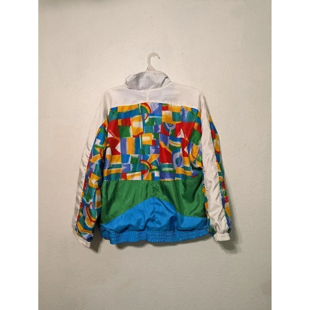 Colorful Geometric Women's Jacket - Picture 5 of 16